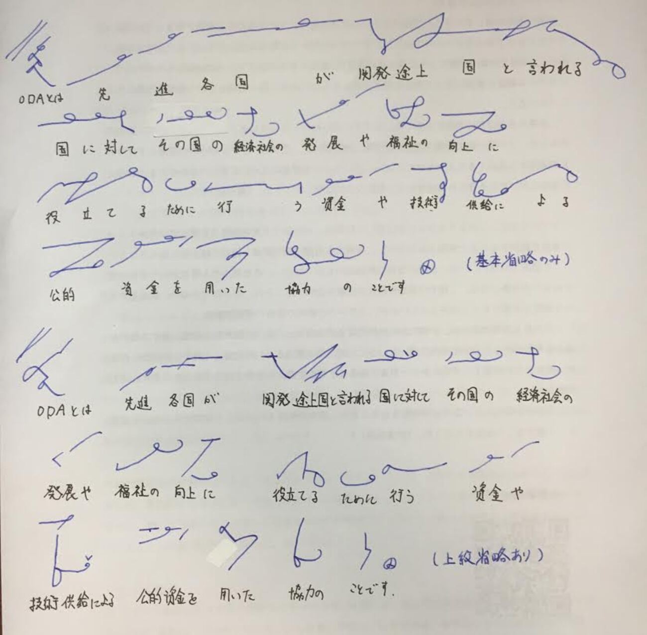 2冊目の省略をつかって書いてみた - 速記研究会の日常