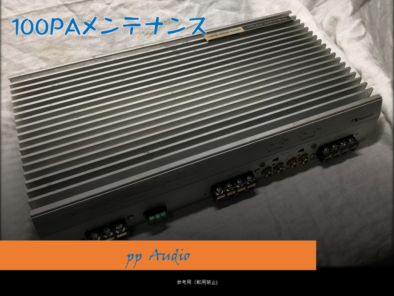 振動アイソレーションアンプ 100PA カスタム・メンテナンス - ppAaudio