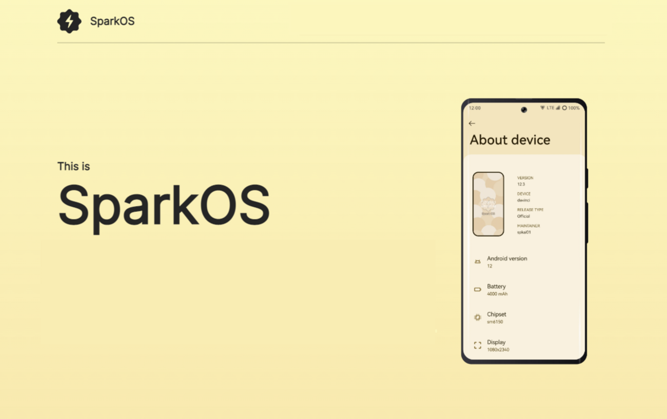 Redmi K40S カスタムROM「Spark OS」インストール、メイン常用