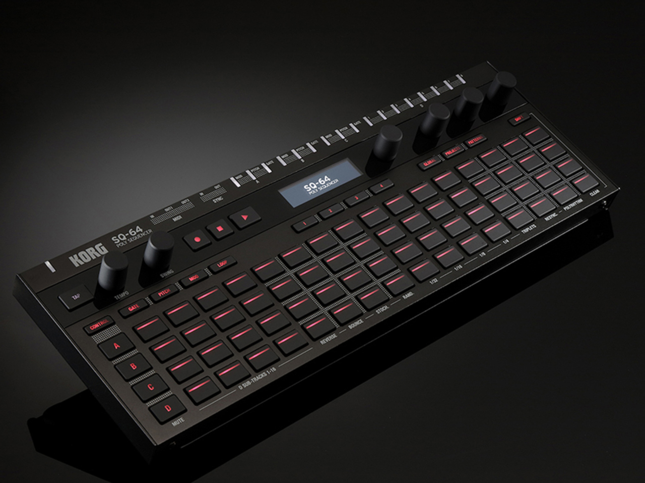 ポリフォニック・ステップ・シーケンサーKORG SQ-64がリリース。CV 