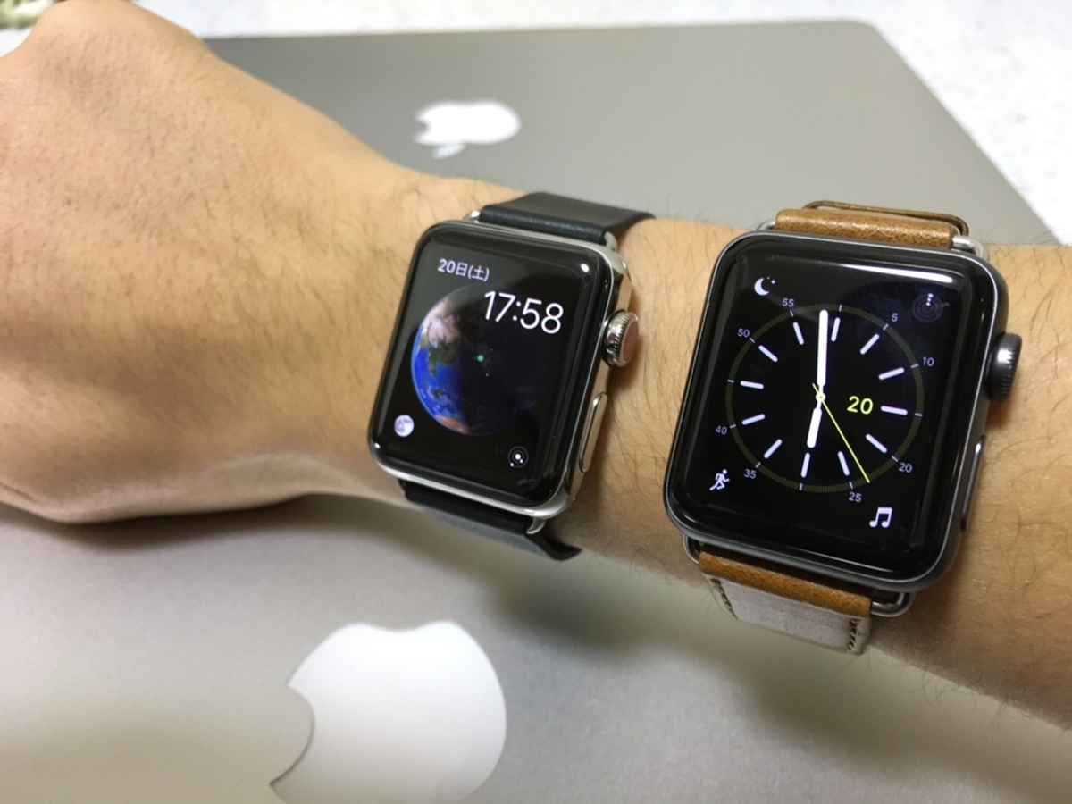 Applewatch3 本体 42mm 純正充電器付き みにくい 