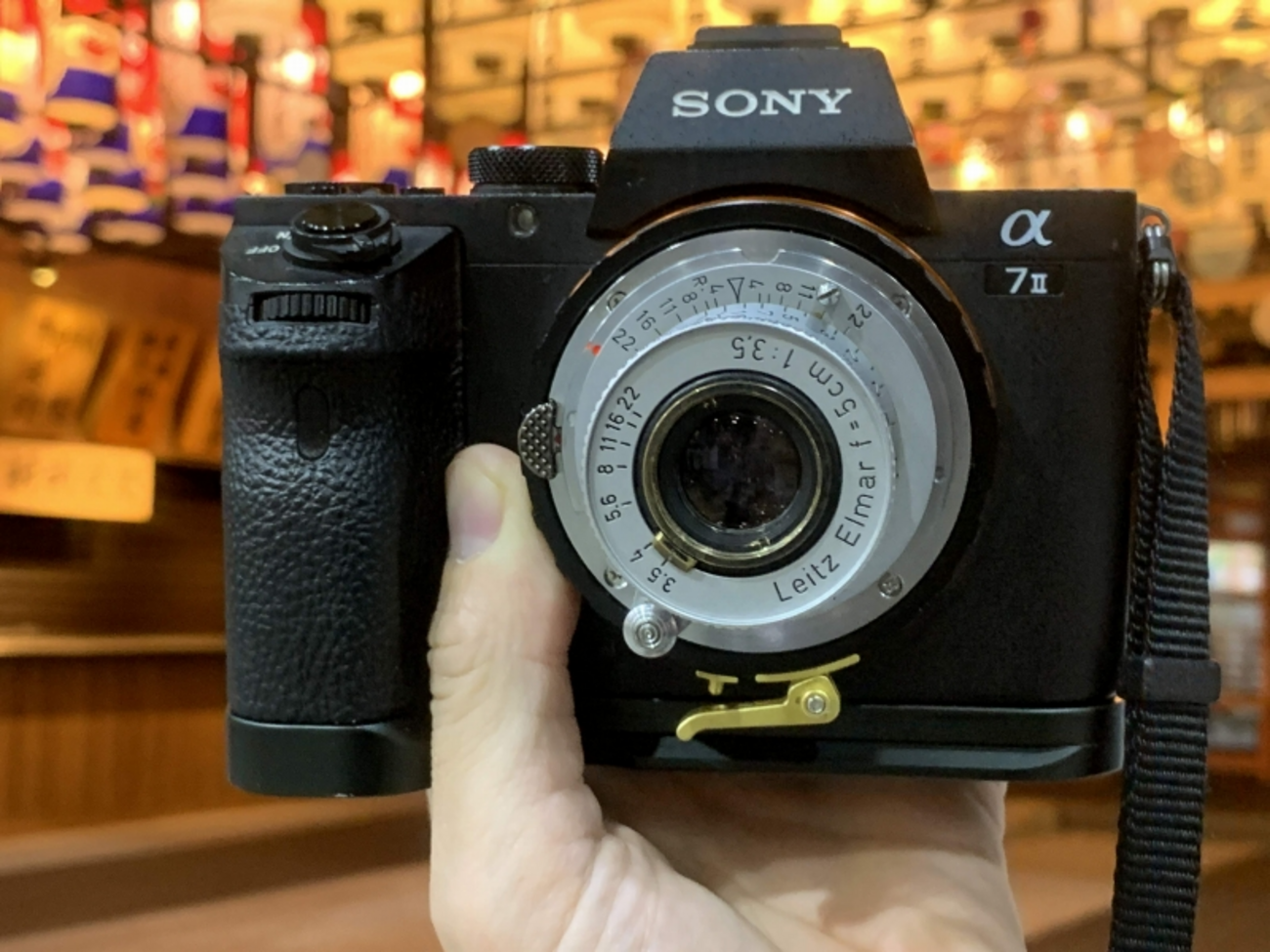 マウントアダプターあそび！ Leitz Elmar 5cm F3.5 meets SONY a7II 