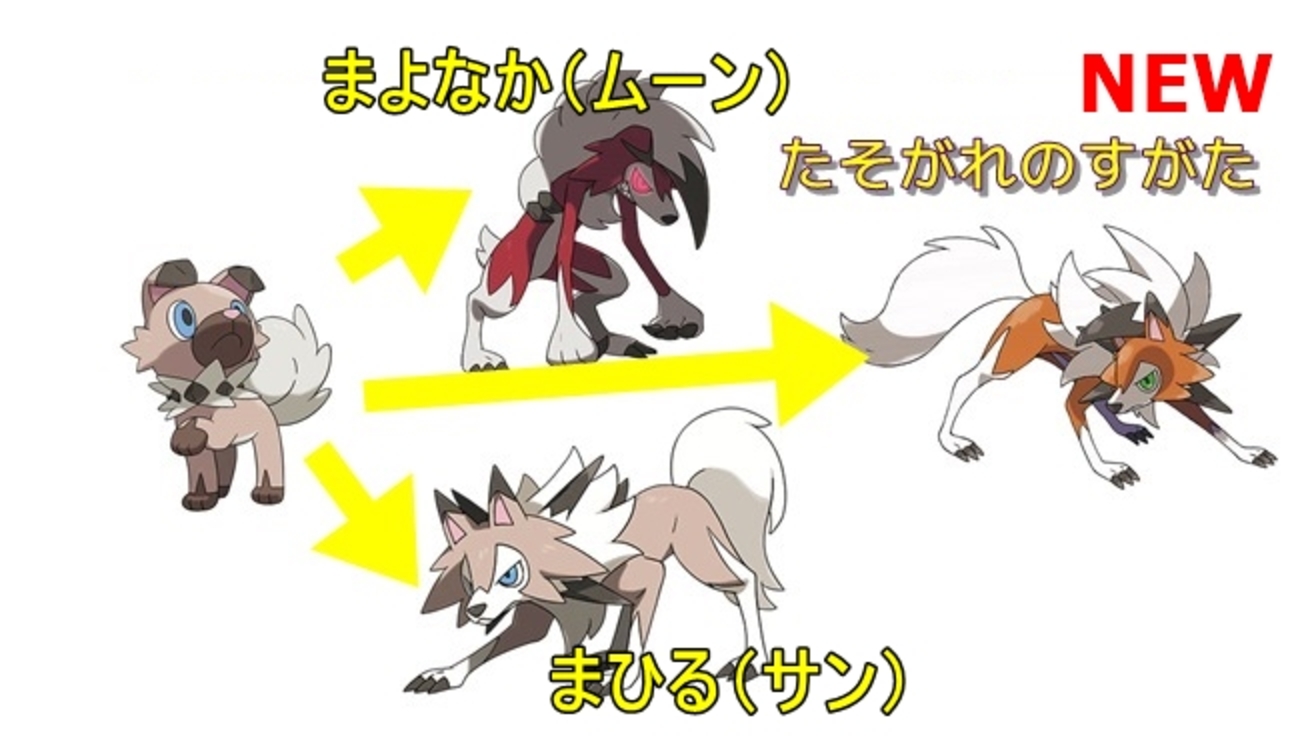 ポケモンUSUM】ルガルガン(たそがれのすがた)種族値・育成・技まとめ 