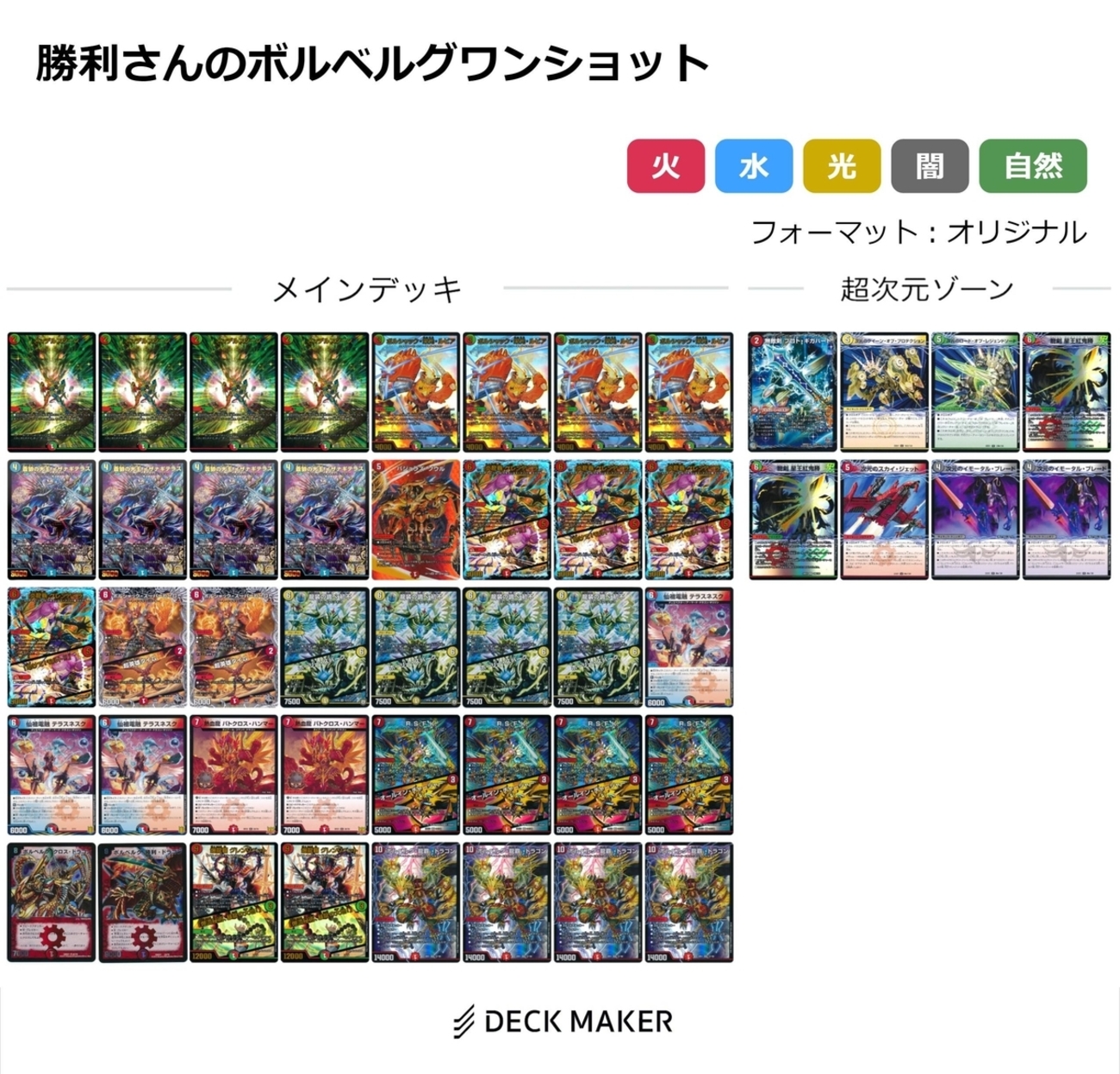 デッキ紹介ー切札勝利さんの【ボルベルグワンショットキル】 - トリエ 