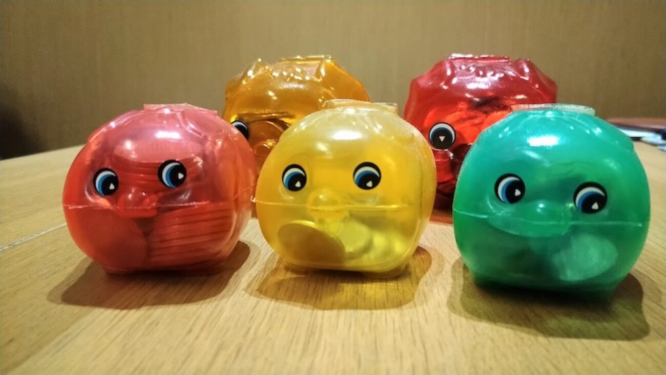昔昔のはんぎょどんの貯金箱 昔昔のはんぎょどんの貯金箱 - メルカリ