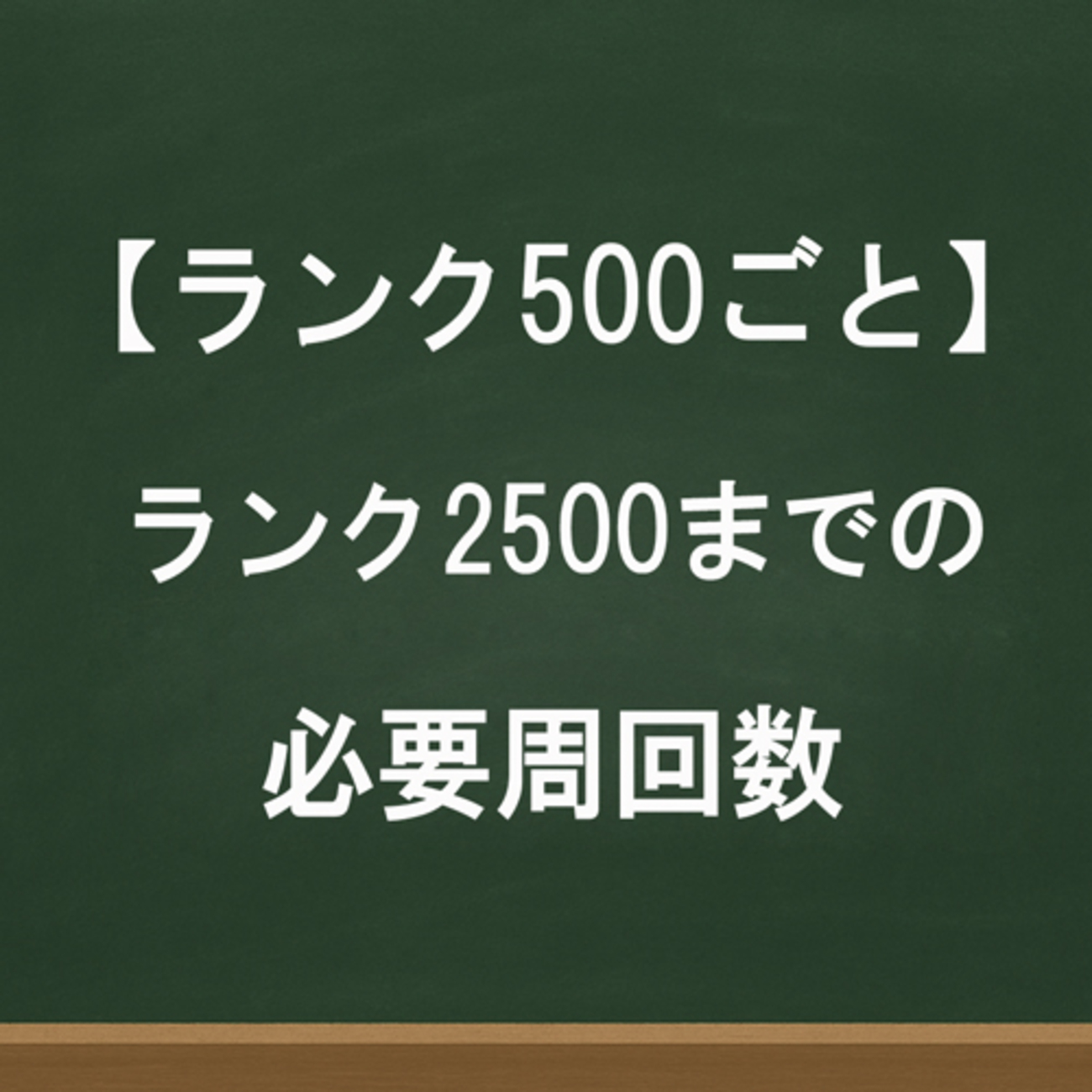 モンスト ランク 計算