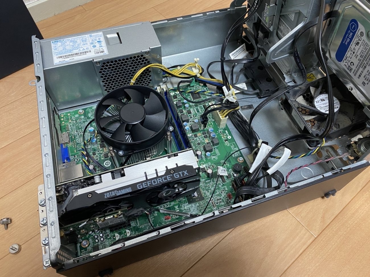 LenovoのデスクトップPCを魔改造した、その2。 - ふえんわーくすらいふろぐ