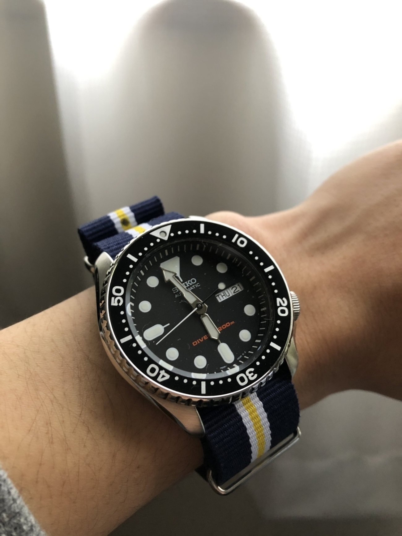 希少】SEIKO オレンジモンスター 自動巻き ダイバーズウォッチ200m防水 