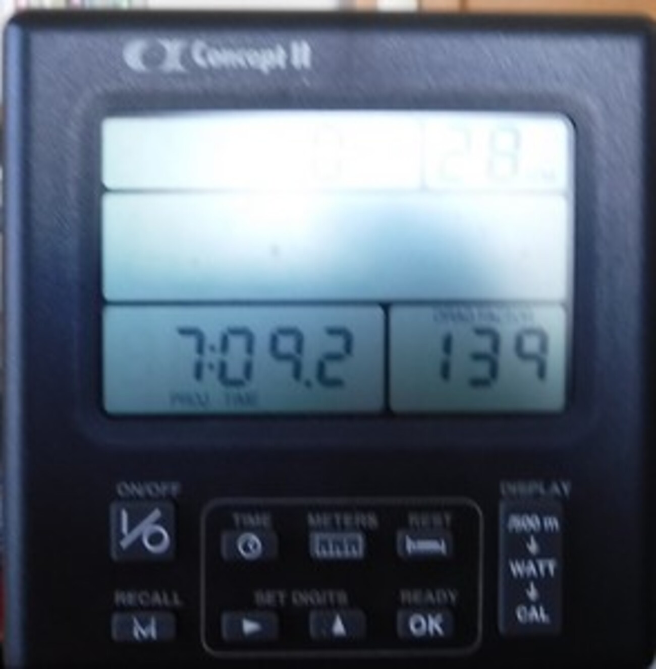 2000m Scale Ergo 2000m試漕 - Oyajisculler's blog