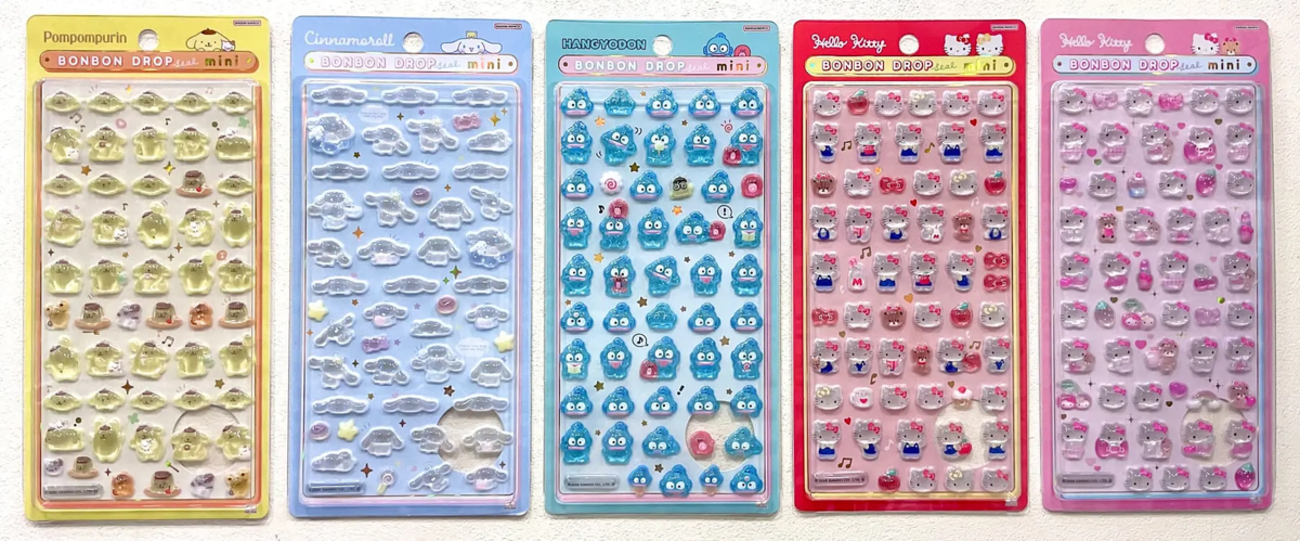 2/22締切】サンリオ「ボンボンドロップシールmini」抽選開始 