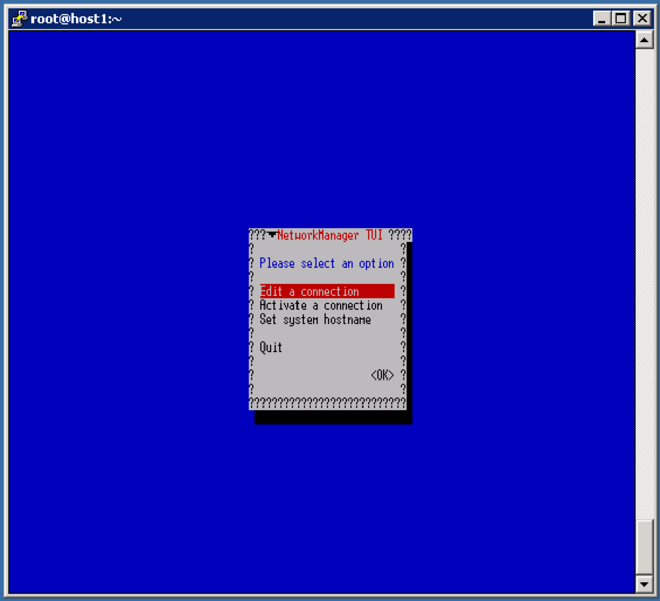 nmtuiを使ったNetwork Interfaceの管理 - Linuxの缶詰