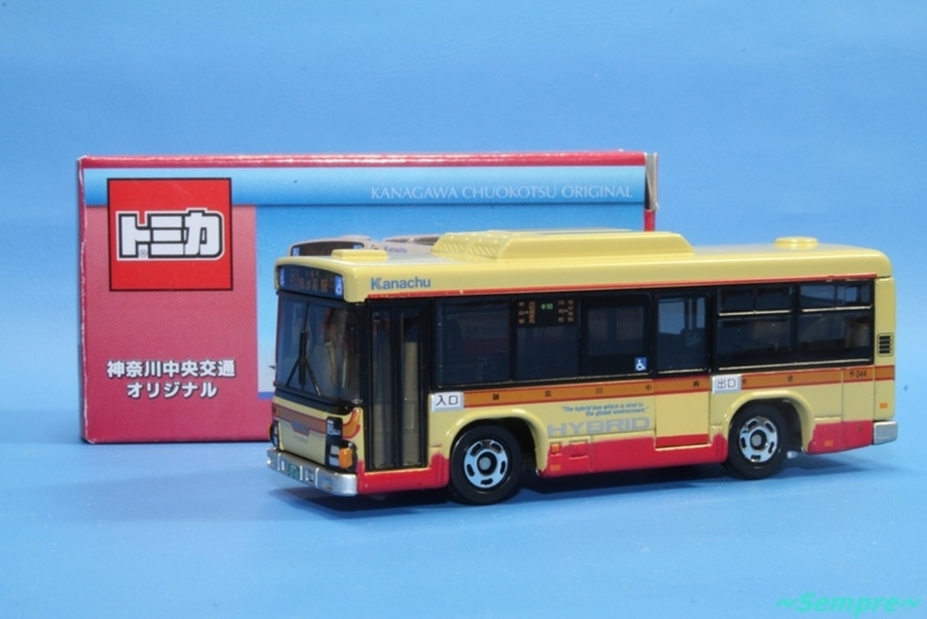 トミカ 神奈川中央交通オリジナル いすゞ エルガハイブリッド 1/141 