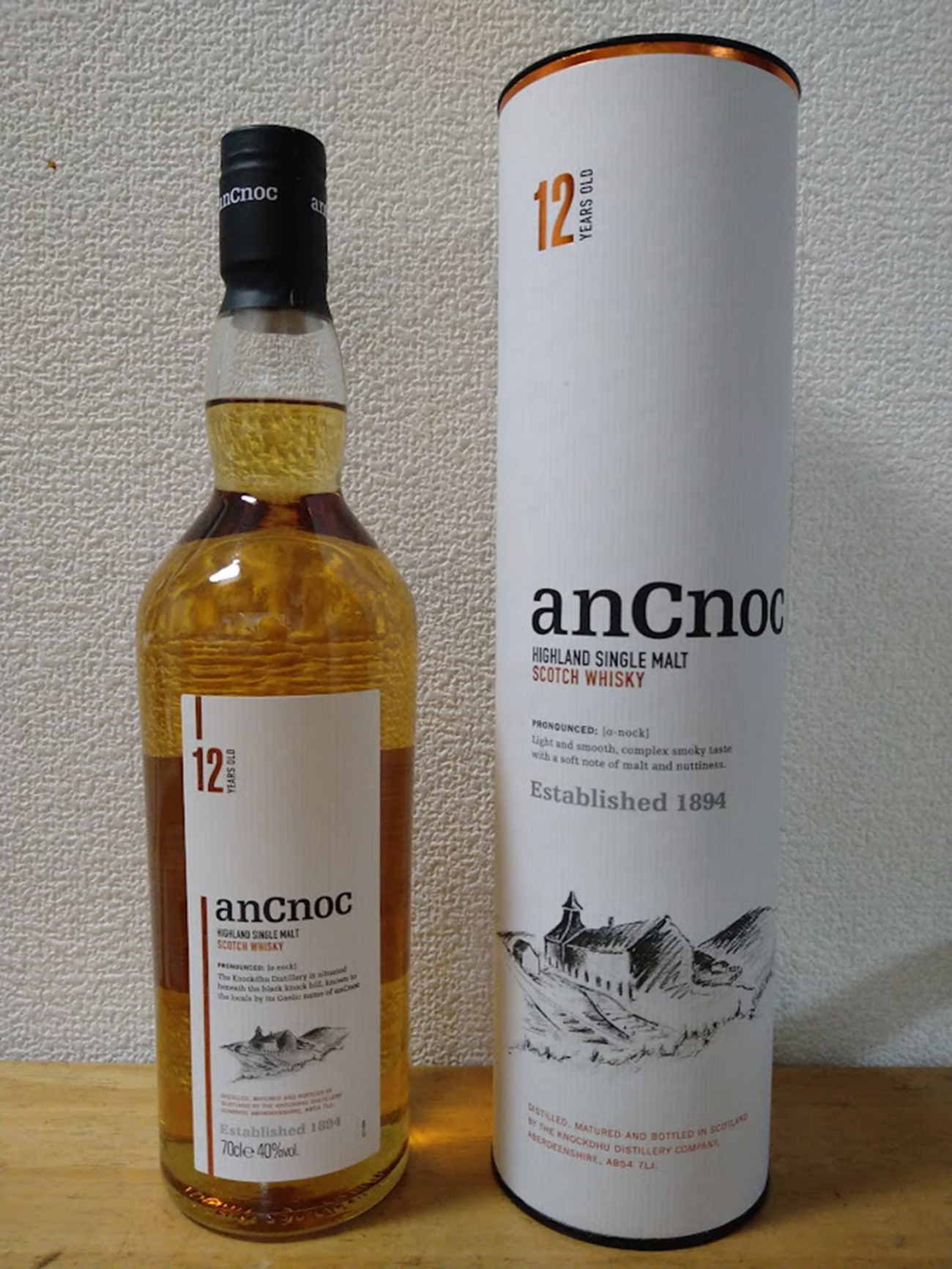 アンノック 12年 / anCnoc 12 years old - Whisky Diary