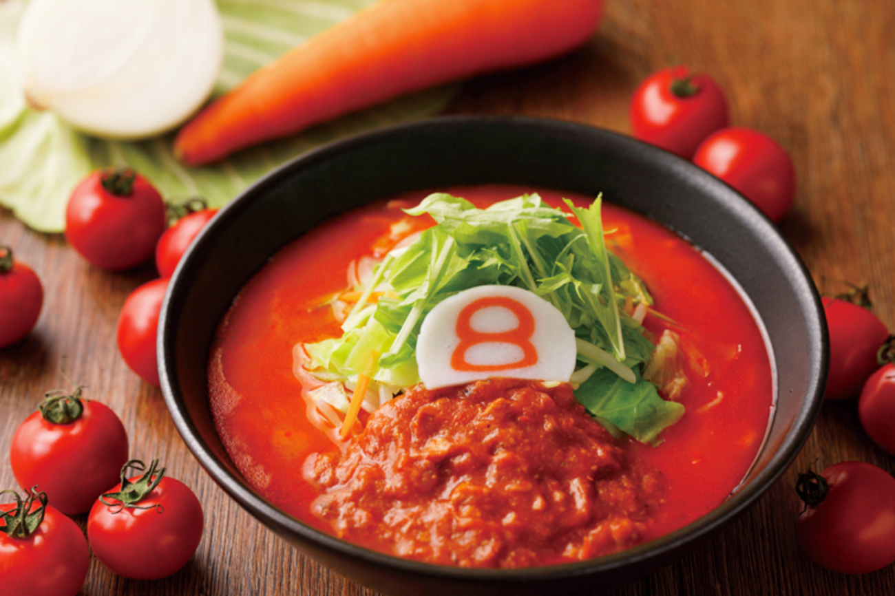 8番らーめん」に「野菜トマトらーめん」の季節がやってきました！人気