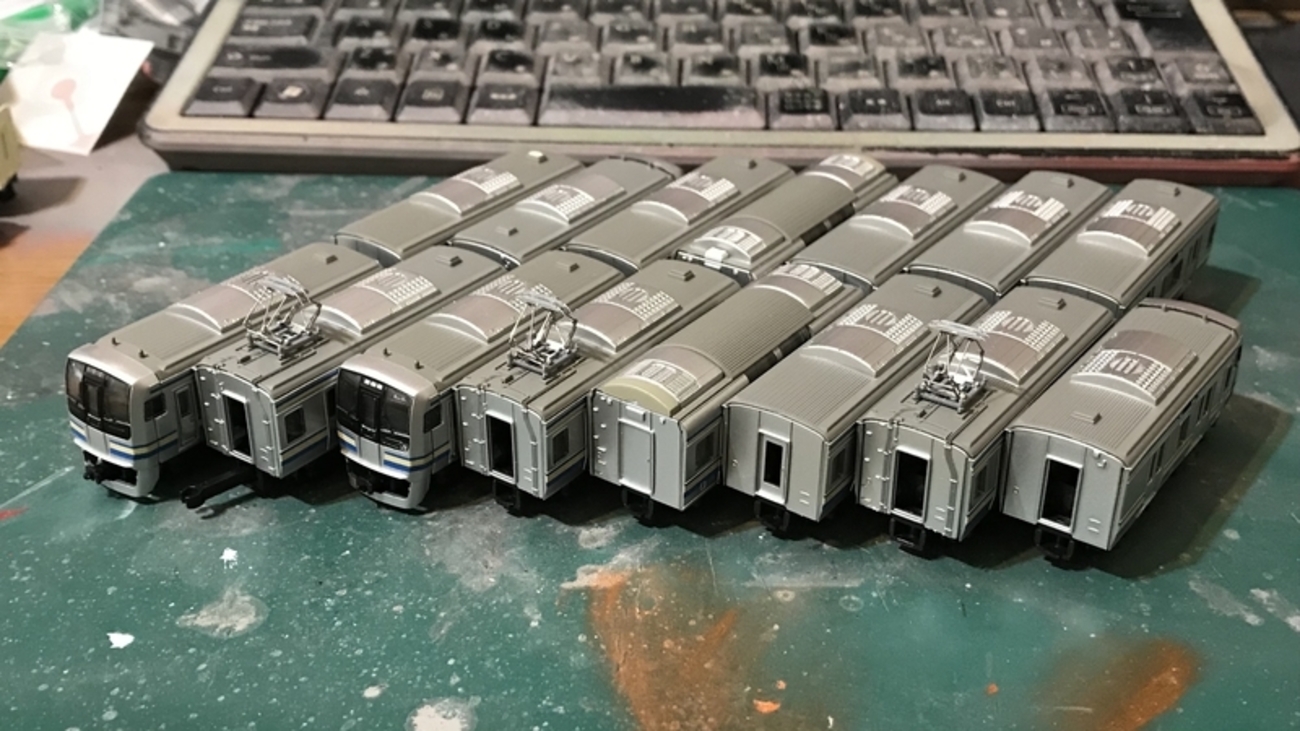 Bトレ E217系横須賀・総武快速線を組み立てる＆15両フル編成にしてみた
