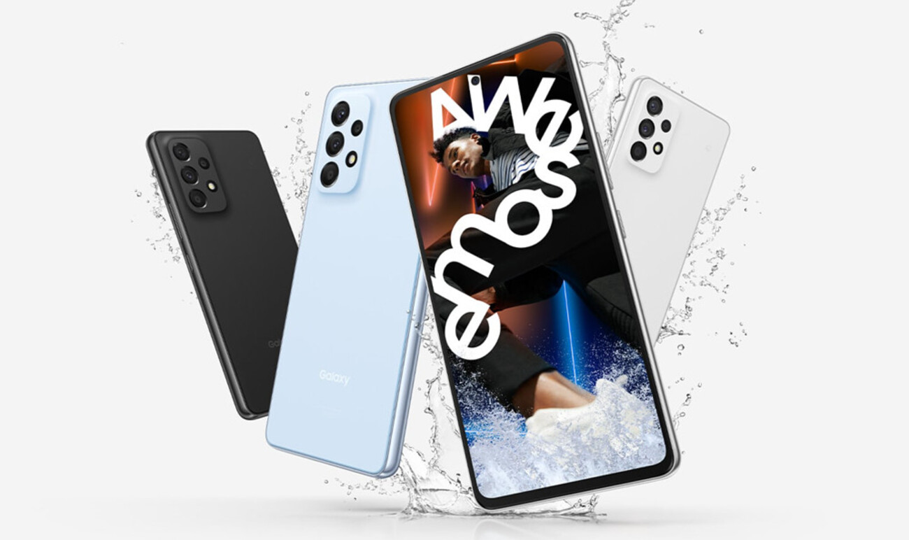 Galaxy A53 5G発売。なめらかで美しいAMOLEDディスプレイ、防水防塵に 