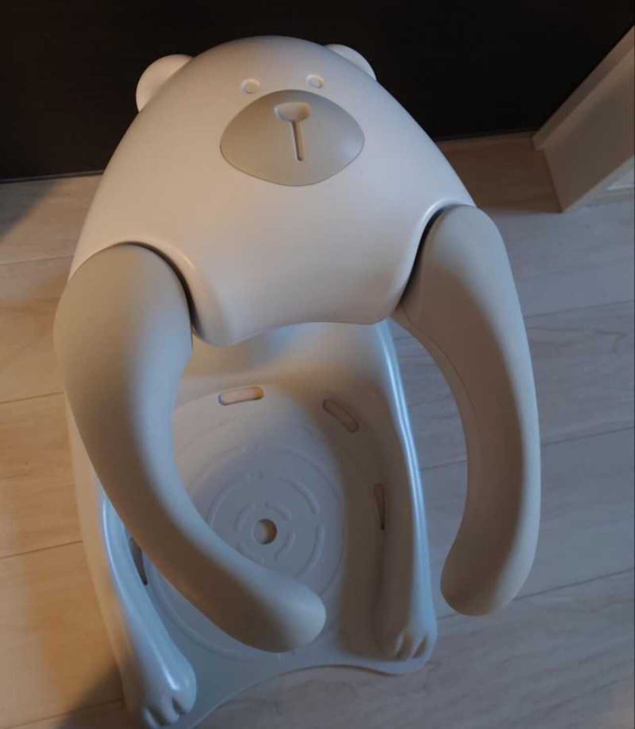 Polde hugbear ベビーバス グレー美品（美品【POLED HUGBEAR