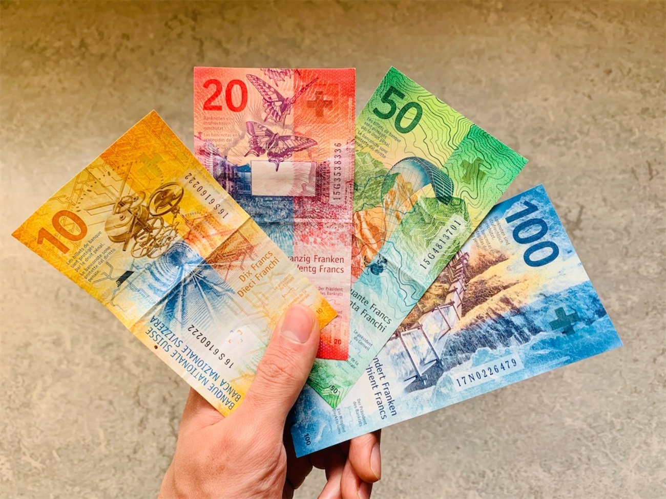 スイス　紙幣 スイス 100フラン 1枚 紙幣 スイス フラン 札｜Yahoo!フリマ（旧
