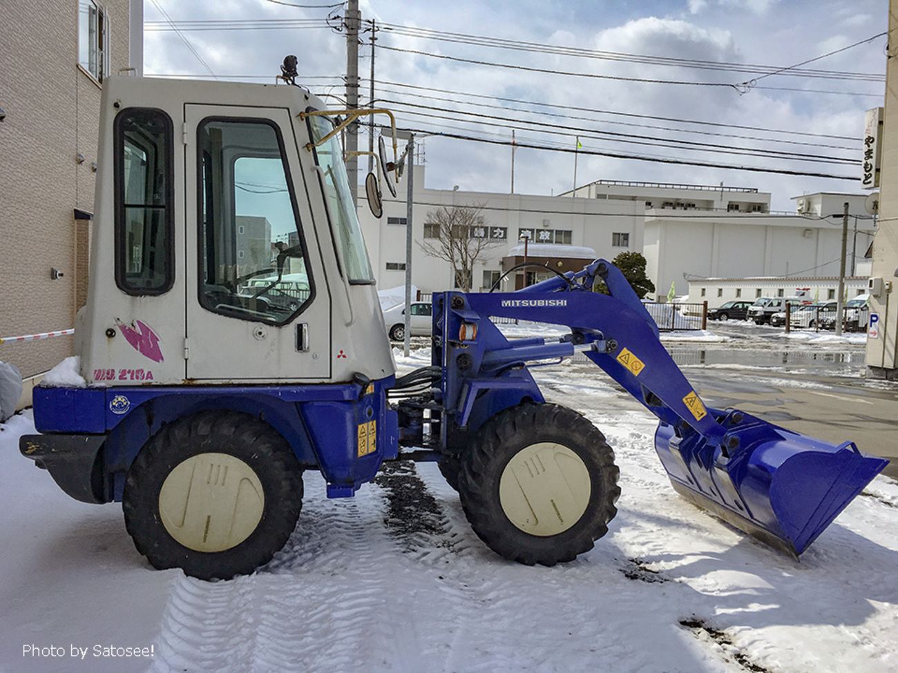 ホイールローダー三菱ＷＳ２１０ ホイールローダー三菱ws210a 機関良好！不具合無し