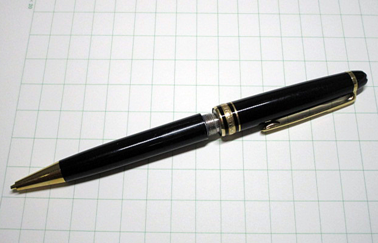 回転式ペンシルの修理 Montblanc Meisterstück 165 - 筆記具工房
