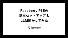 Raspberry Pi 5の基本セットアップとLLM動かしてみた