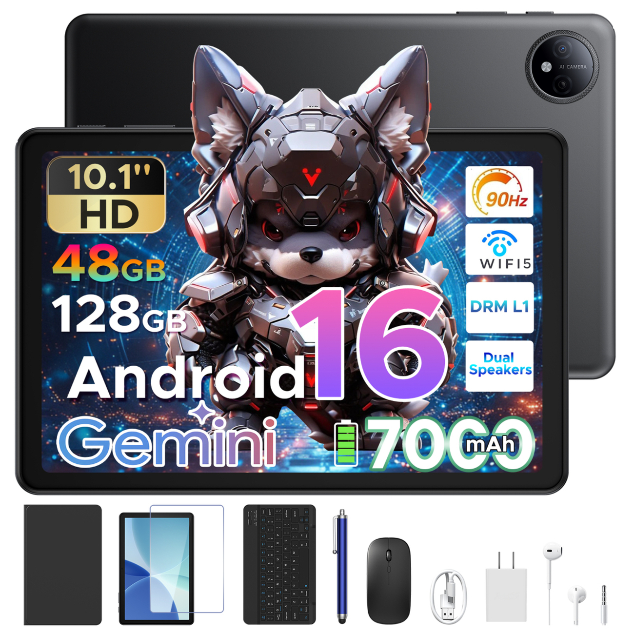 Android 16搭載タブレットAorlym P10レビュー｜1万円台で48GBメモリ