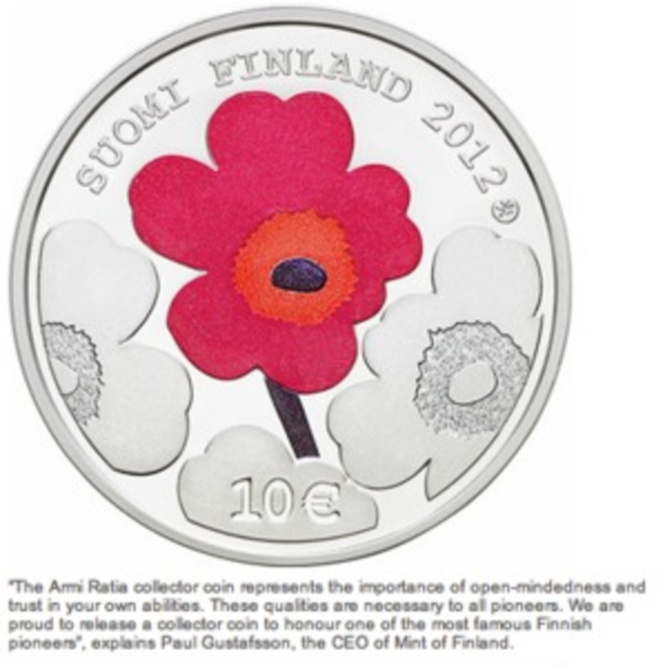 フィンランドで「マリメッコ」の記念コイン発行 赤い「ウニッコ」をデザイン - はてなニュース