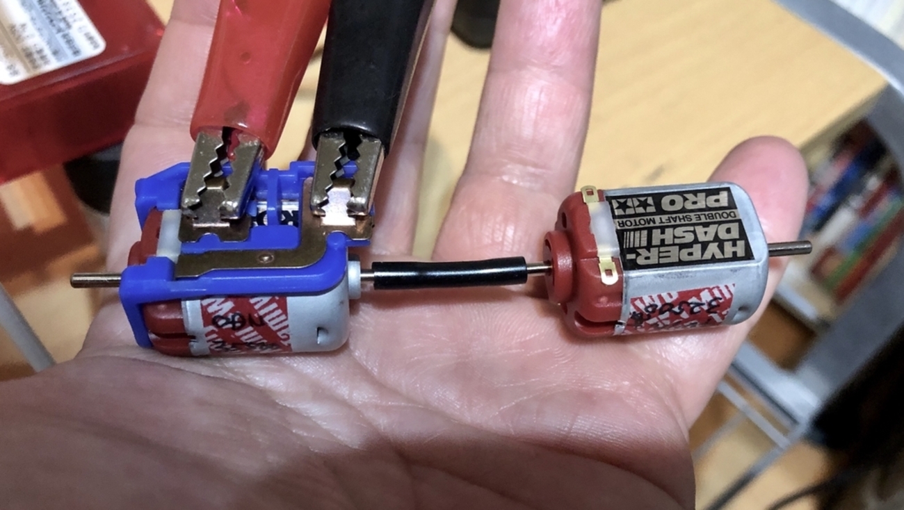 ミニ四駆作ってみた〜その309 「モーター慣らし：疑問質問聞いちゃう 