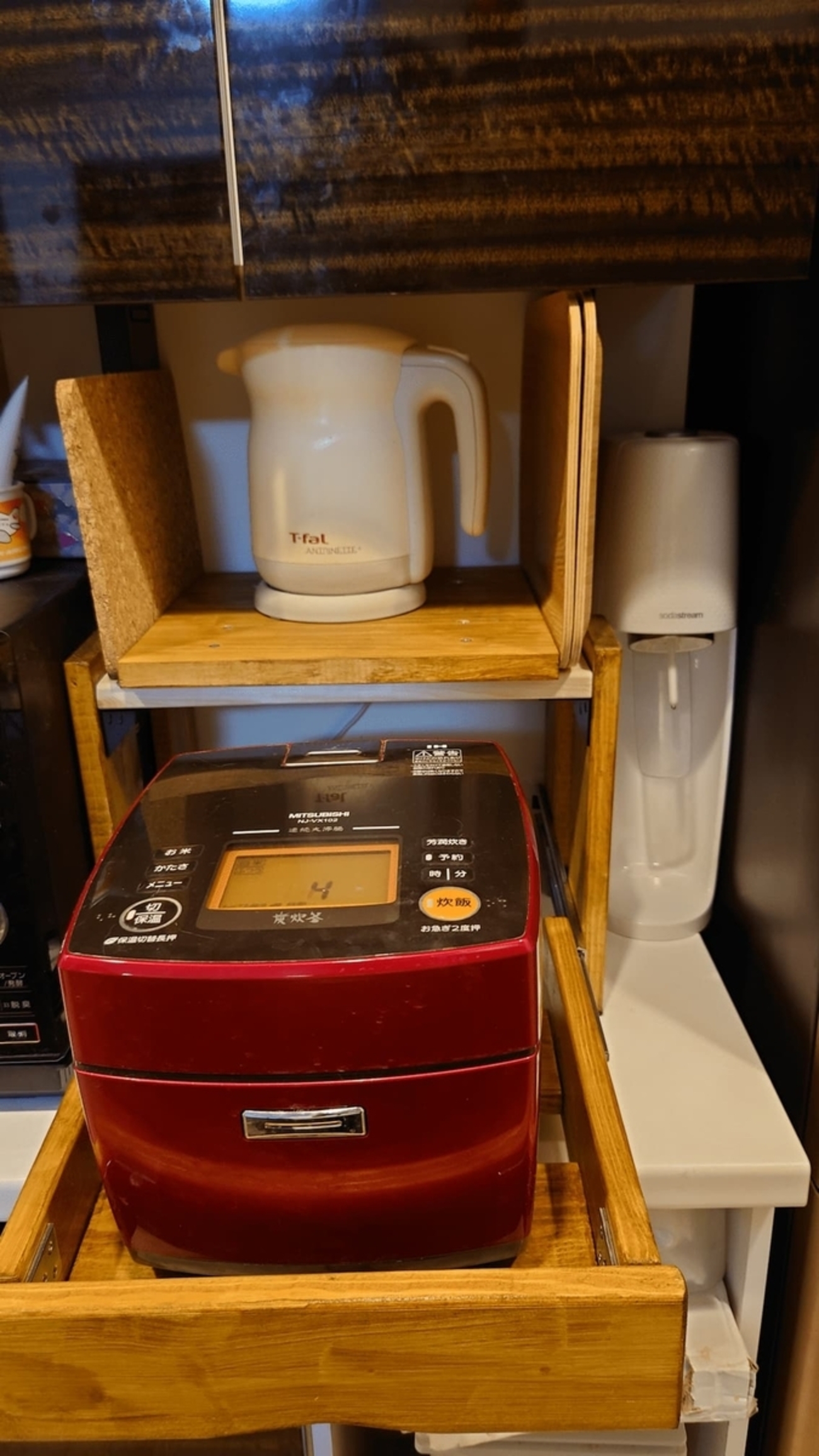 初心者DIY完結編 1×4で炊飯器台をつくる - ぷりまると娘と犬と猫と猫と 