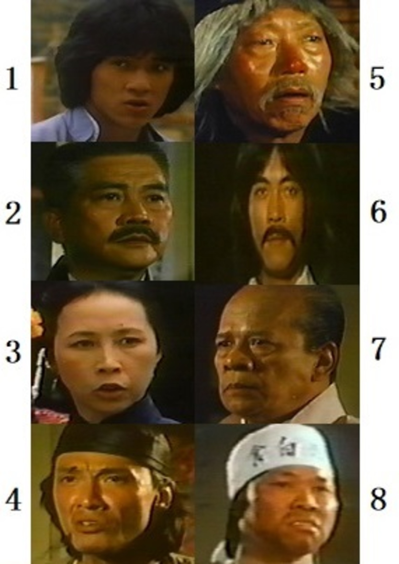 なつかし香港映画：『ドランクモンキー 酔拳』（1978年）「主な出演者