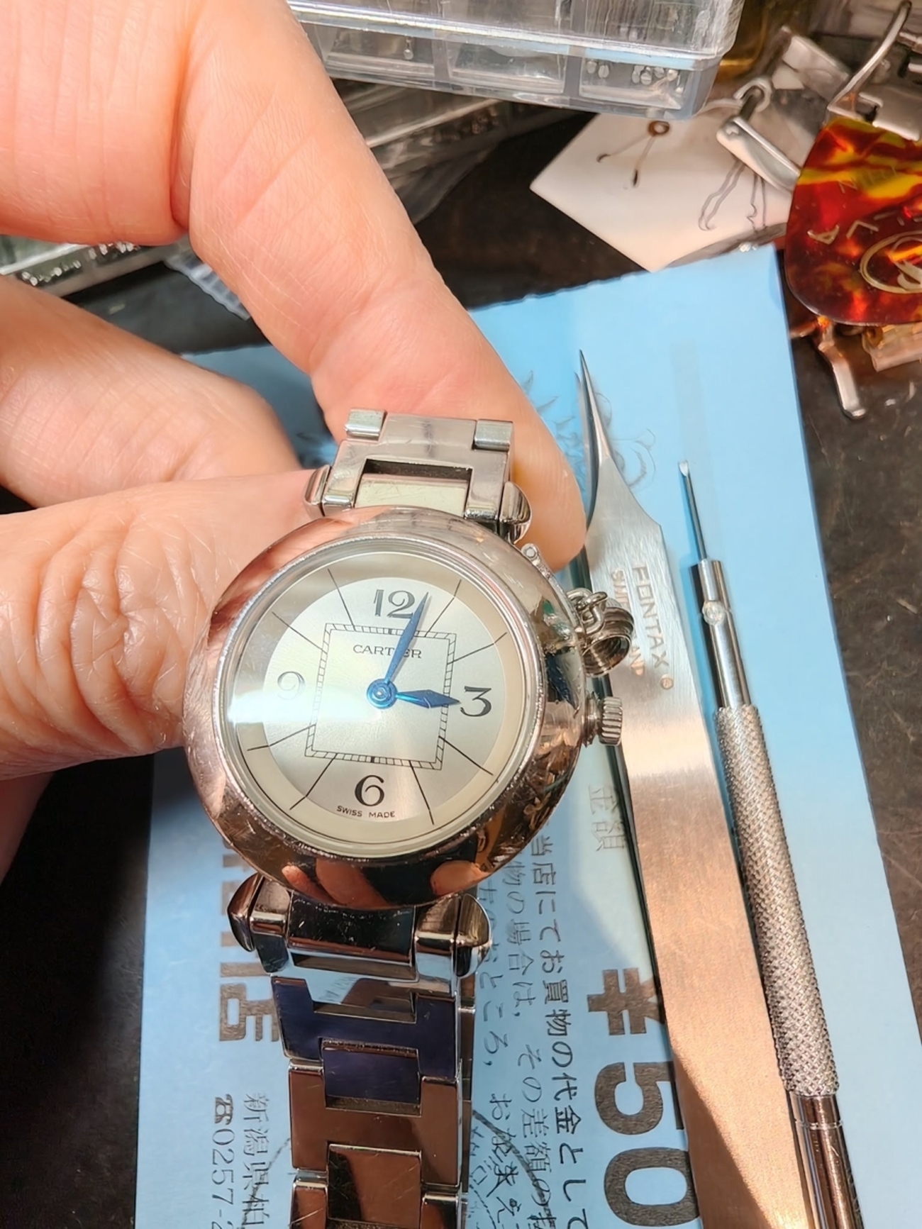 【電池交換未】Cartier ミスパシャ カルティエ #パシャ #CARTIER #W3140007 #MissPasha #ミスパシャ #27mm