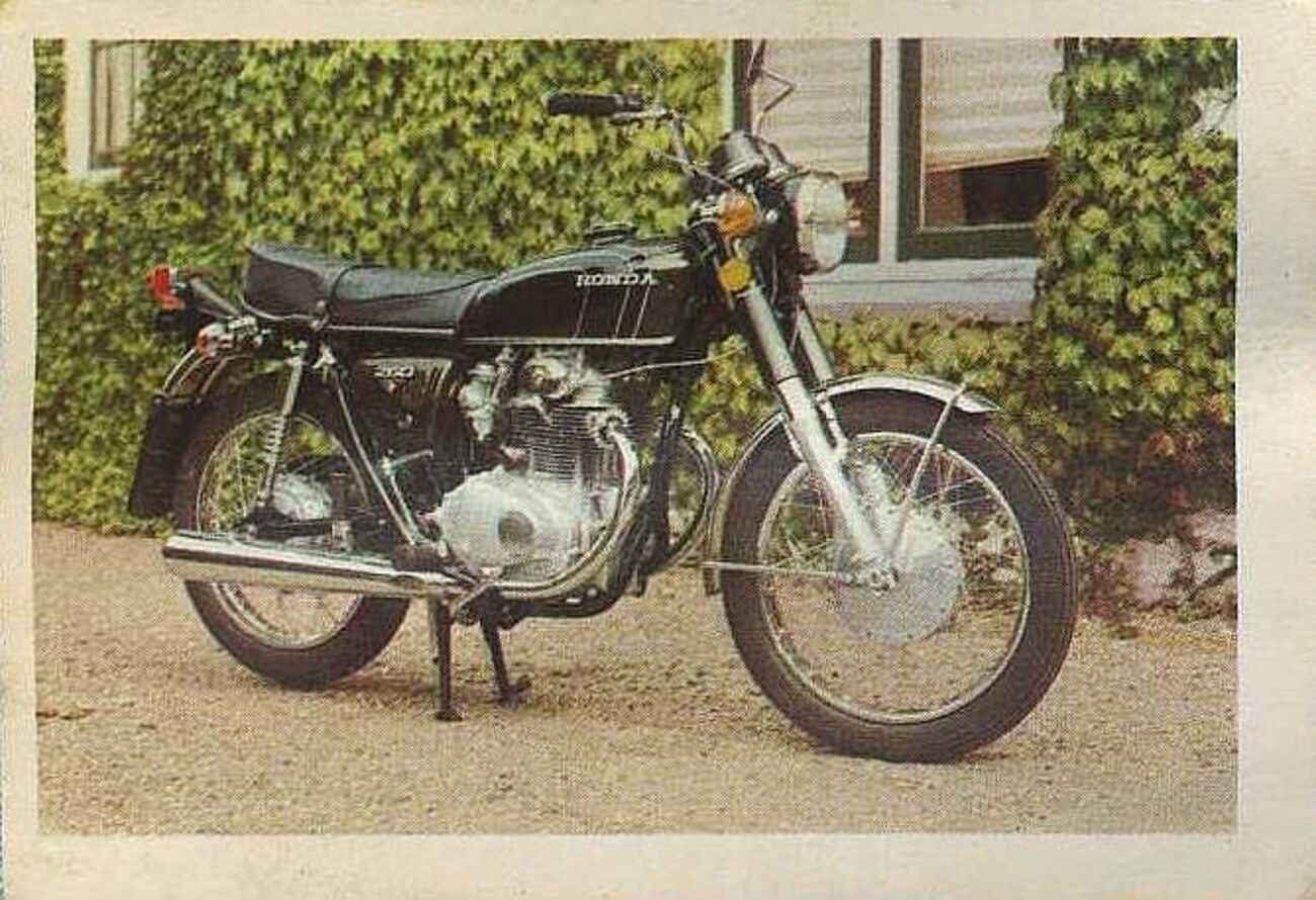 スタンプNo.43 ホンダCB250SS - ワールドスタンプブック『すばらしい 