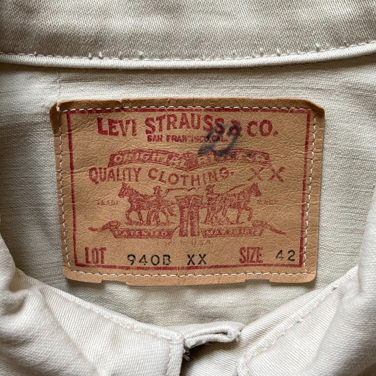 【貴重】パッチ付 levi's 940B XX カツラギ 60s backend=imagemagick;version=1;