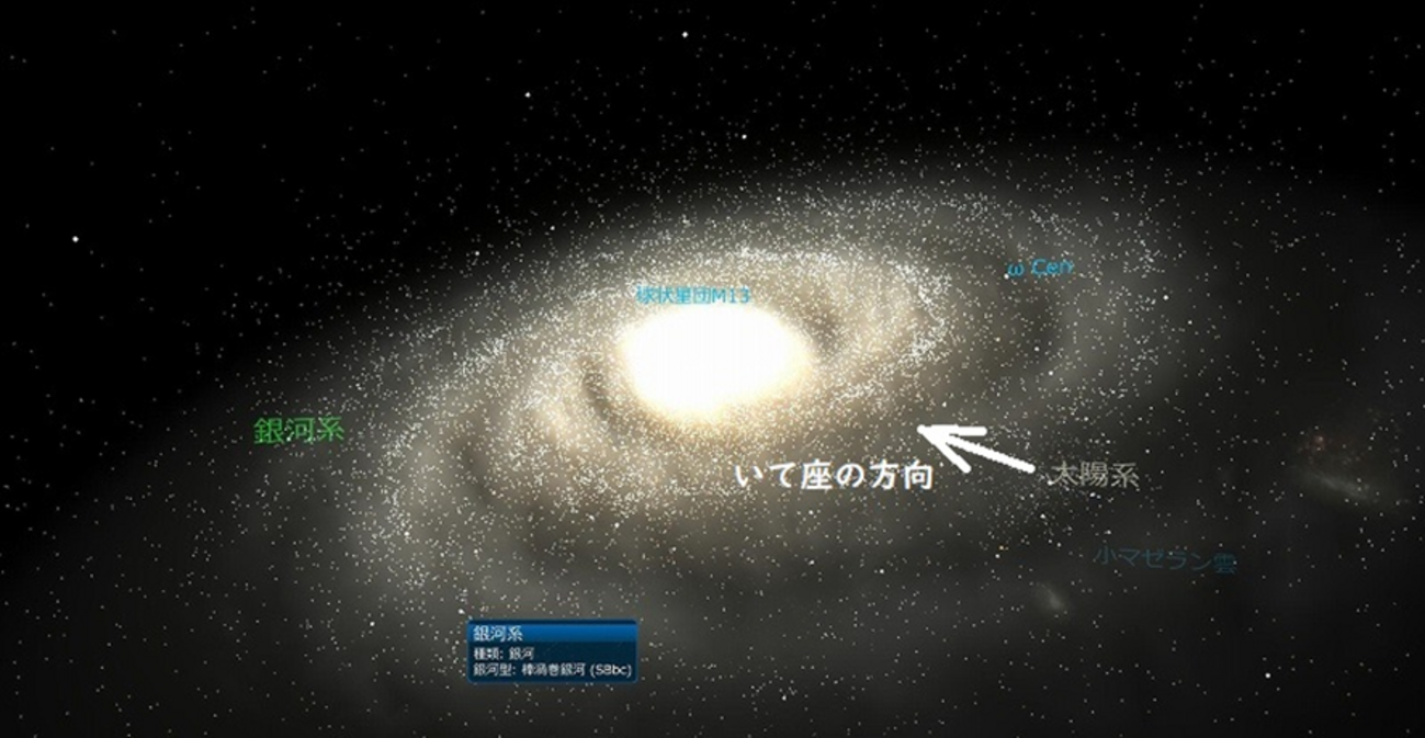 いて座~たて座の天の川(暗黒星雲をめぐる) - 天の川銀河の星めぐり