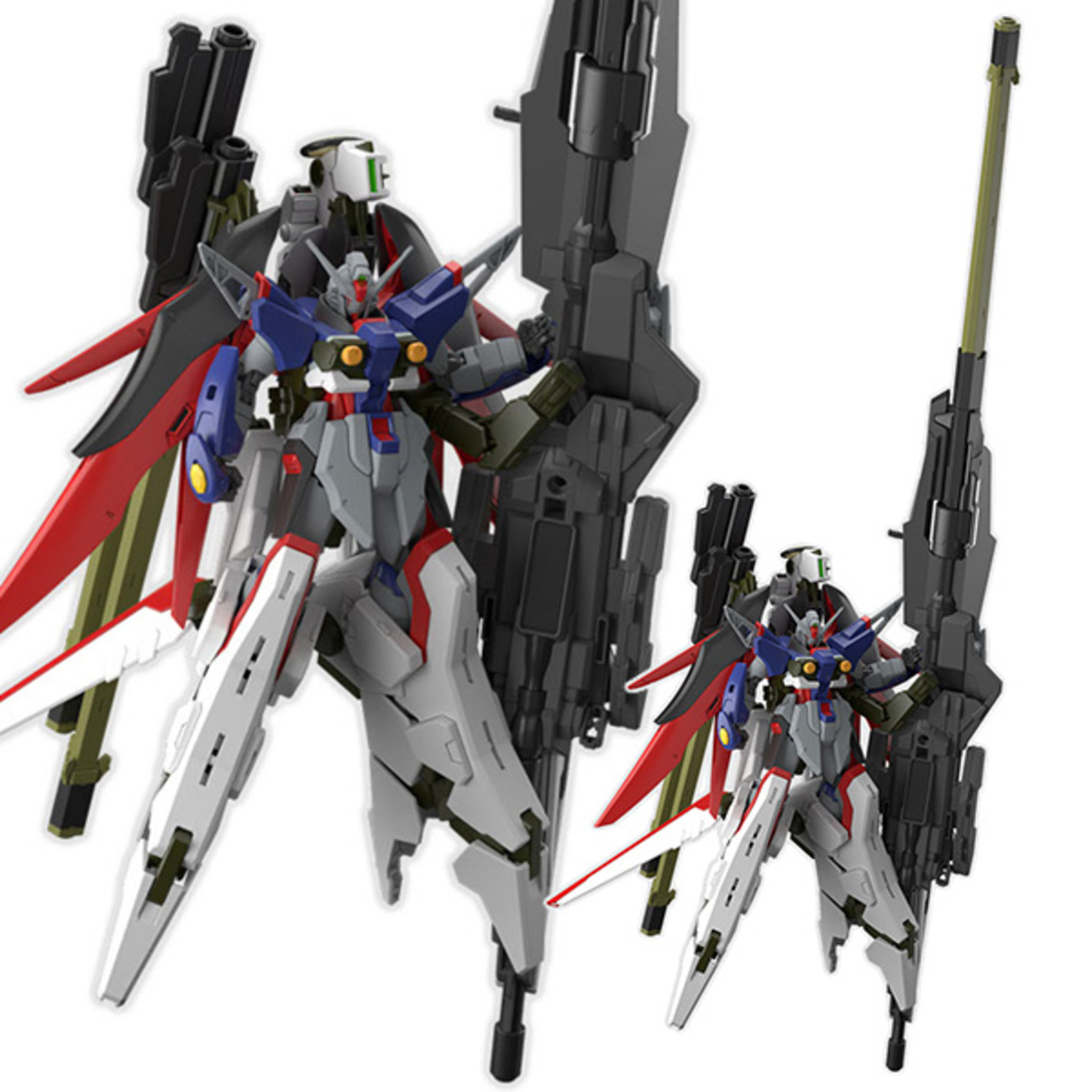 RGアカツキガンダム+HGデスティニーSpecⅡ&ゼウスシルエット+RG 