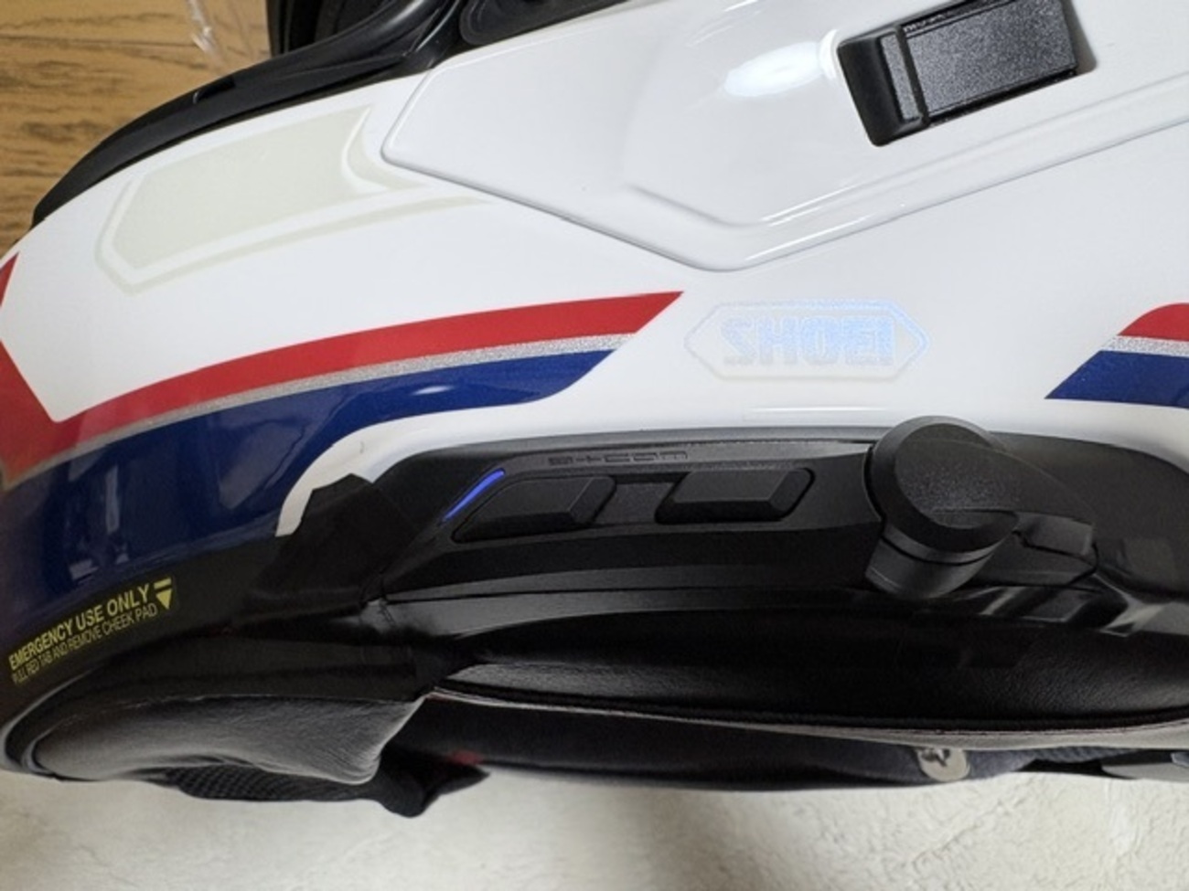 SHOEI GT-Air3】結局インカムは専用品のB+COM SX-1を装着した話 
