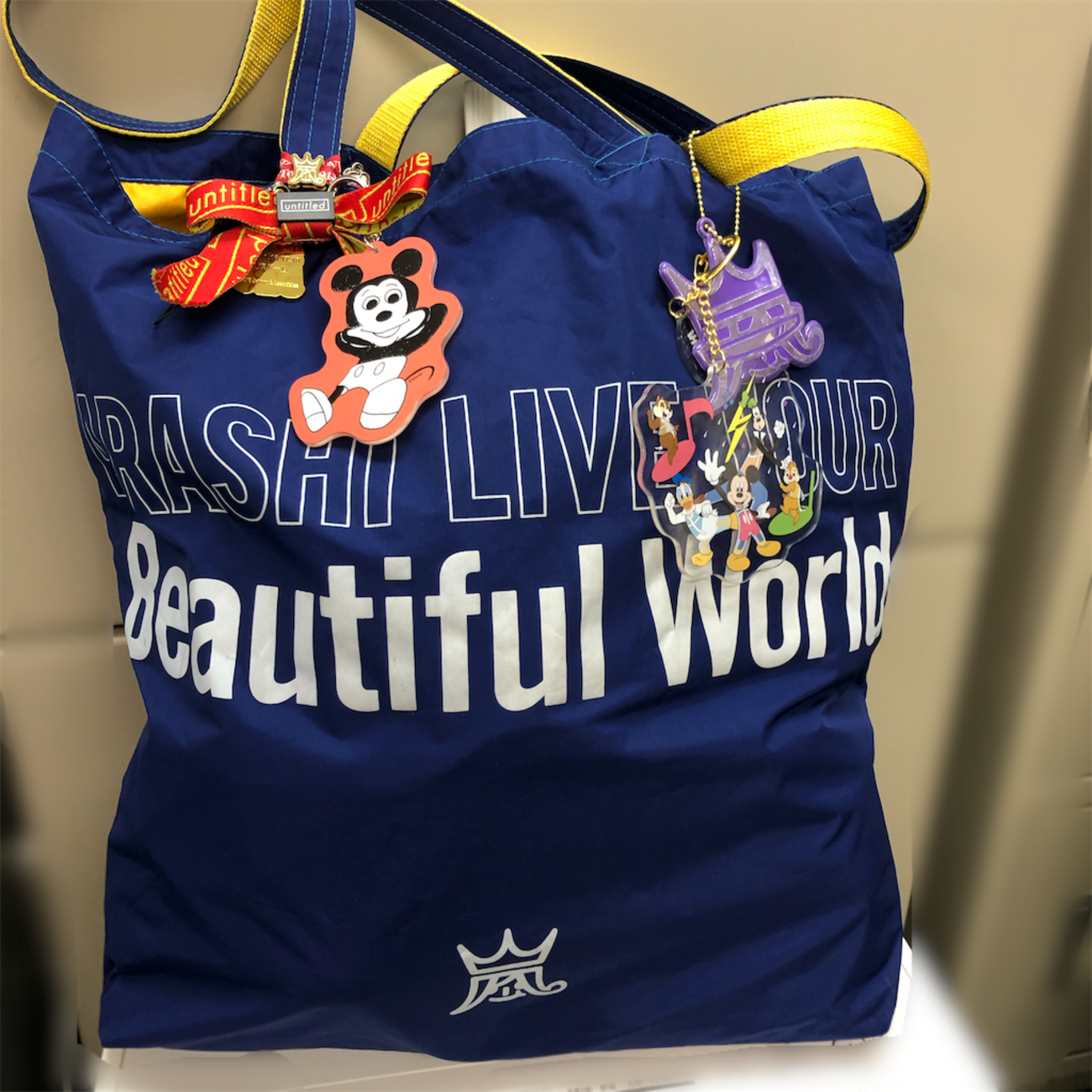 嵐 - 嵐 展覧会 デニム リメイク トートバッグ バック ハンドメイド 嵐 - 嵐 untitled デニムリメイク トートバッグ バック