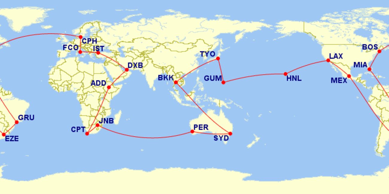 ANAマイルで世界一周特典航空券をスムースに予約・発券する方法 - 弾丸トラベルは怖くない!