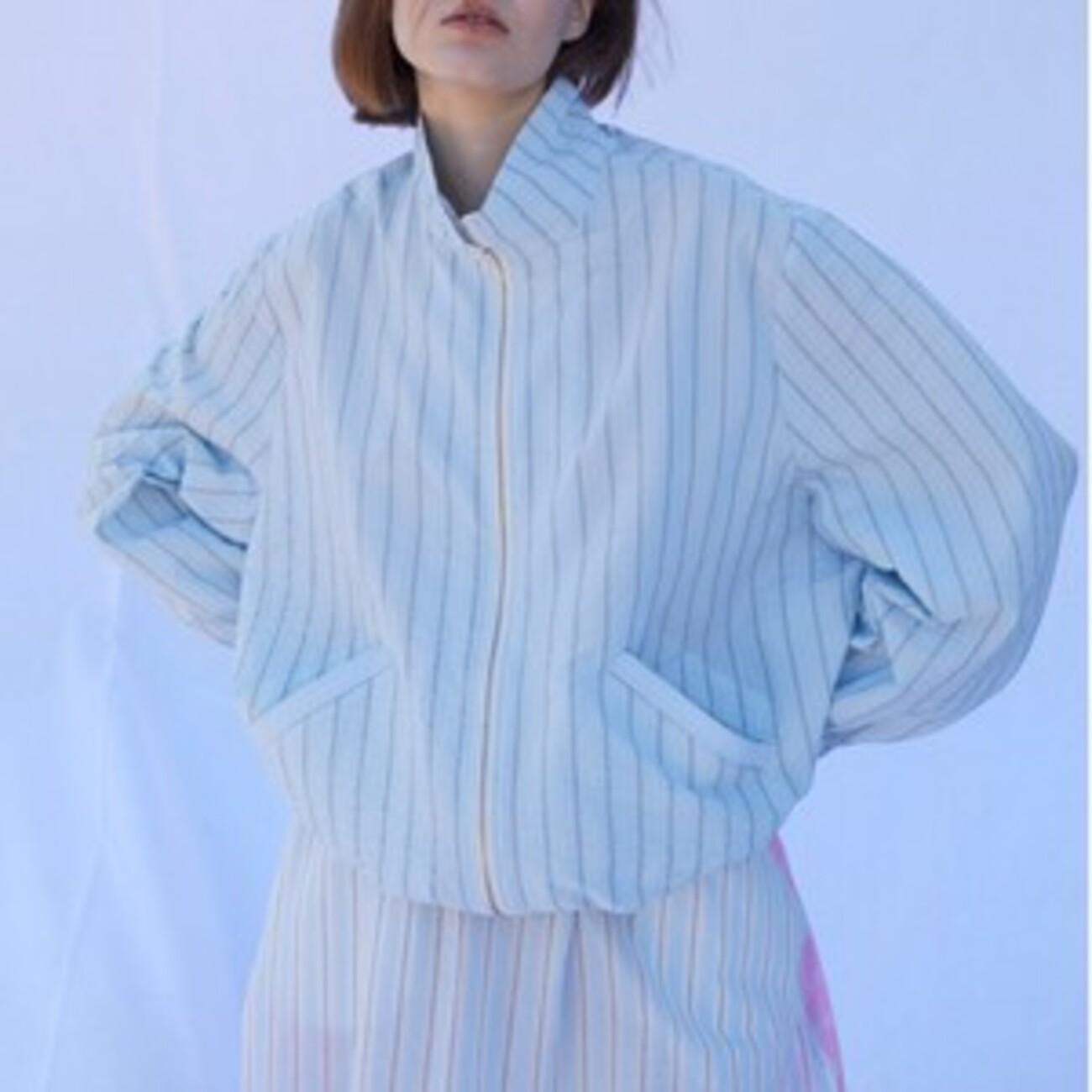 佐藤栞里着用　チェックシャーリングショートシャツ 佐藤栞里着用チェックシャーリングショートシャツ 【公式通販】