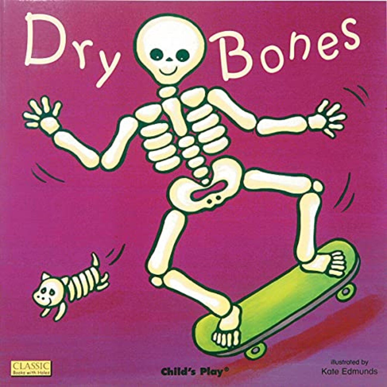 歌って体の骨の名前を覚えられる本です！ 英語絵本『Dry Bones』のご