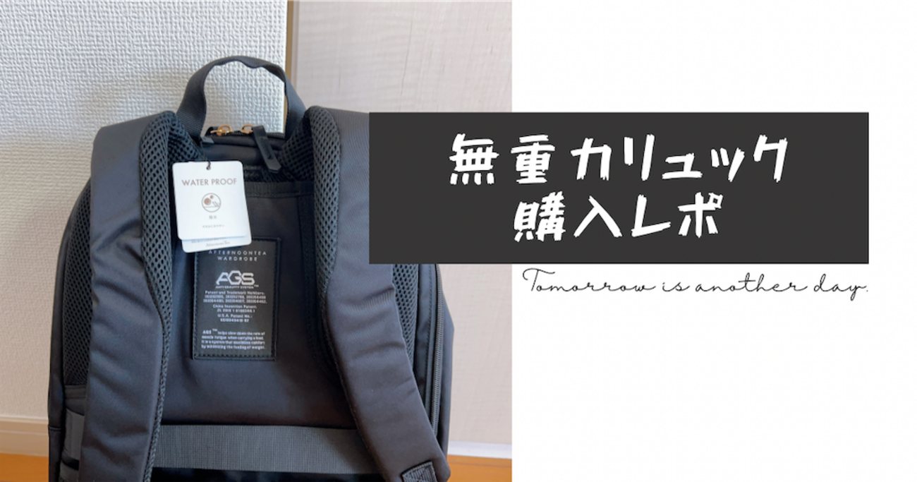 14インチPCが入る！無重力リュック購入レポ - あやめの日々彩々