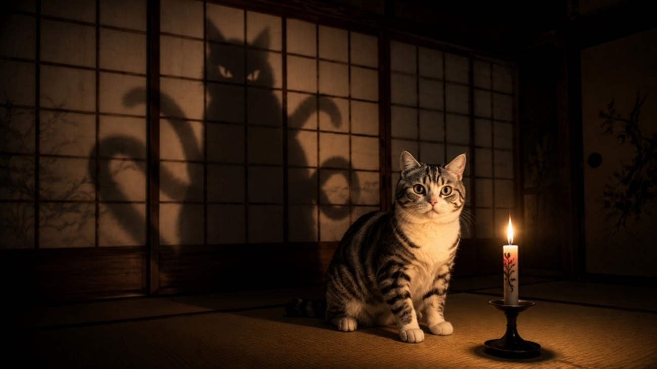 本性が出てしまった猫