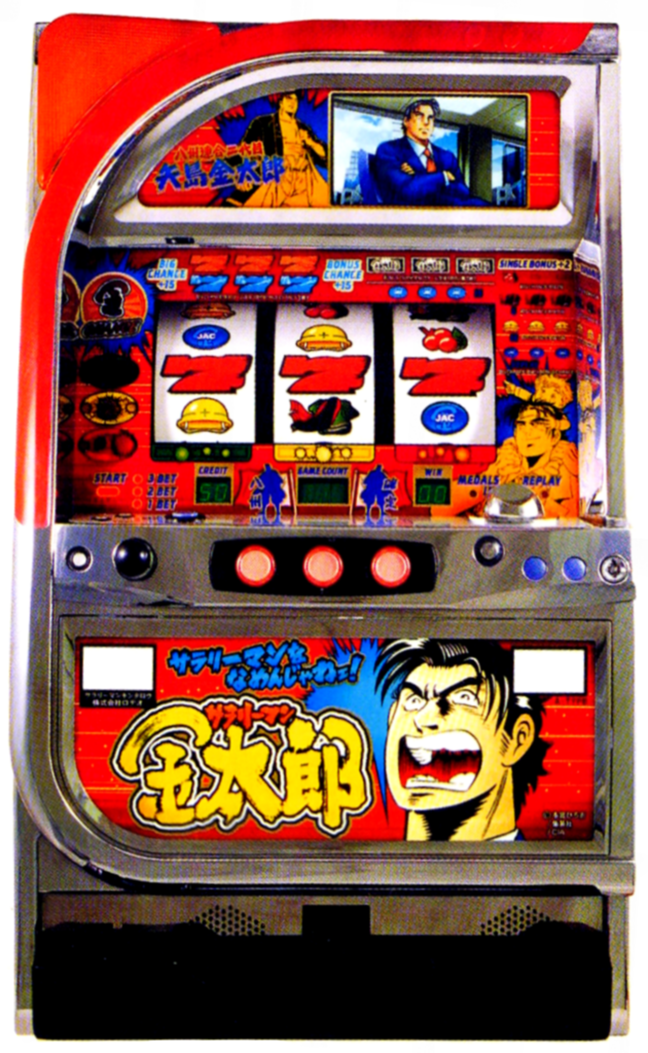 ロデオ「パチスロ サラリーマン金太郎」の筐体＆スペック＆情報 