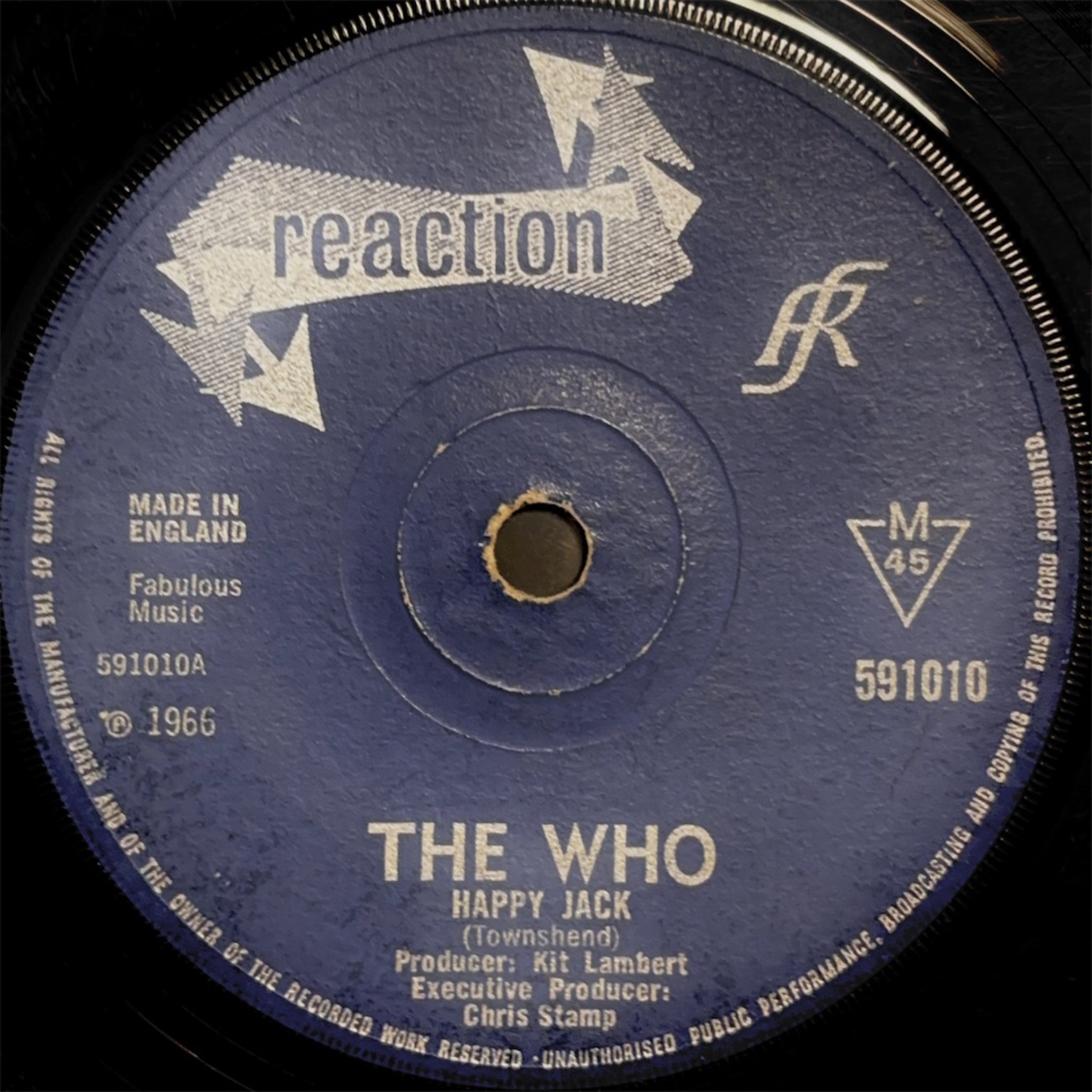 Happy Jack / The Who【UK盤(モノラル)】 - レコード評議会