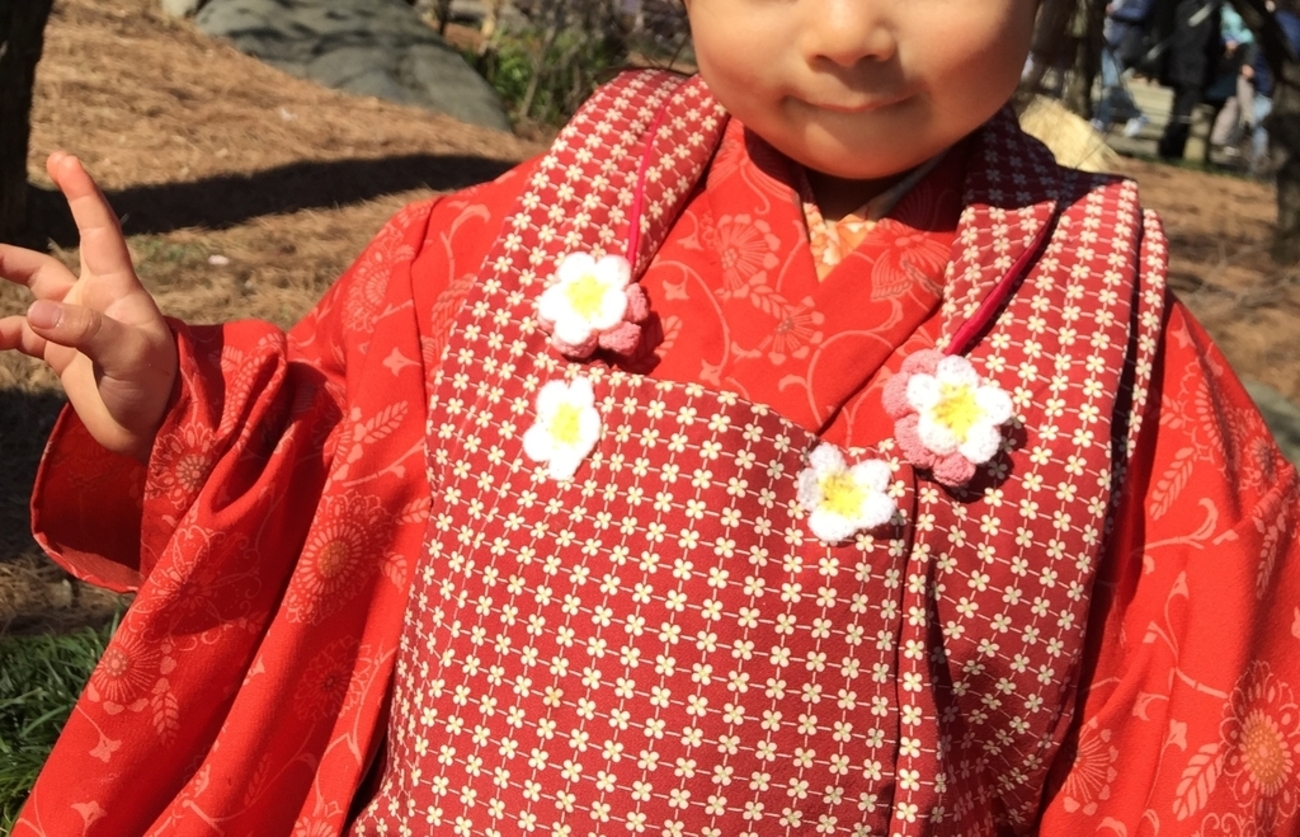 初詣は着物で】冬の子供着物はやっぱりウール着物！大人着物からの 