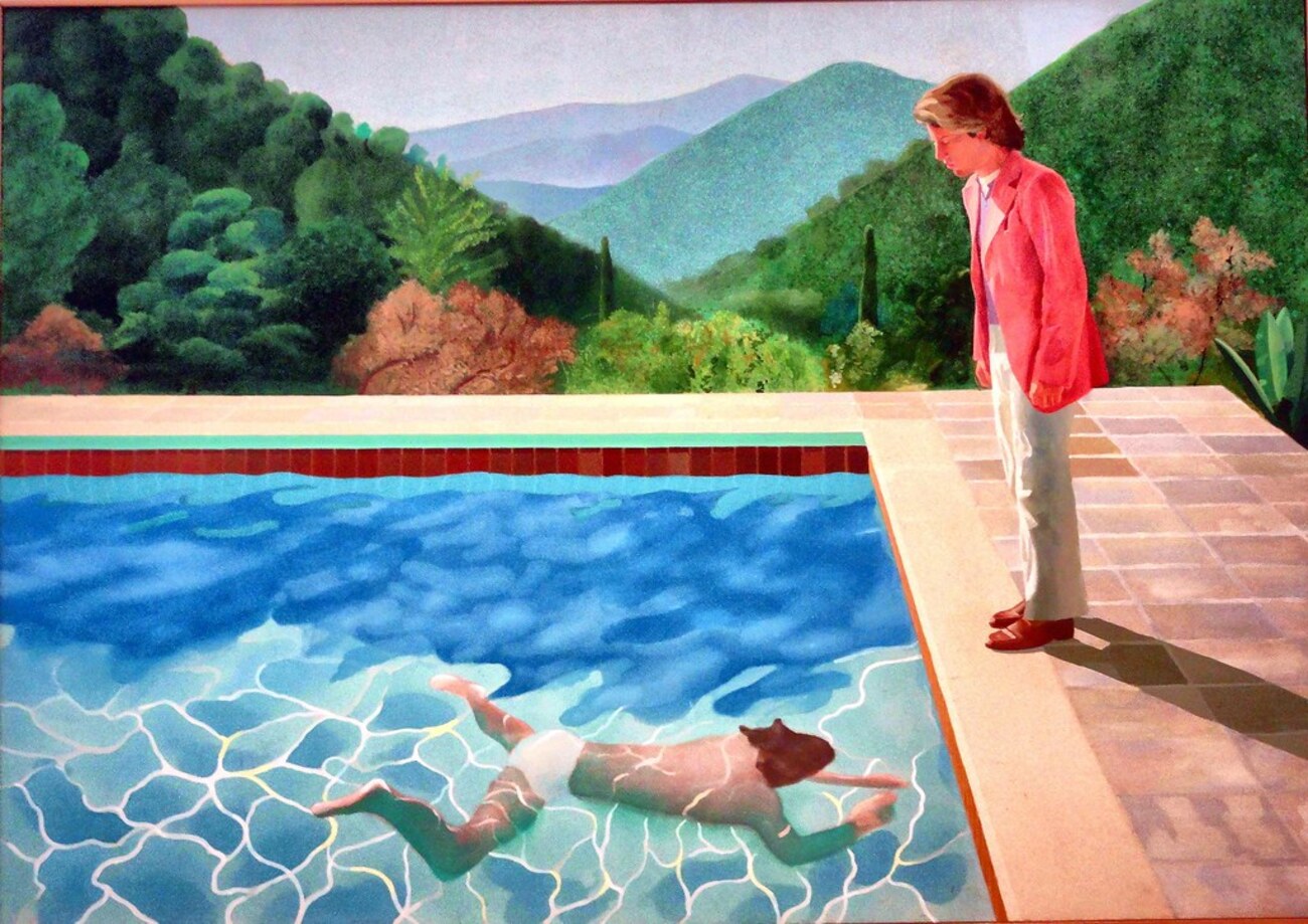 プール絵画の傑作】デヴィッド・ホックニーの A Bigger Splash