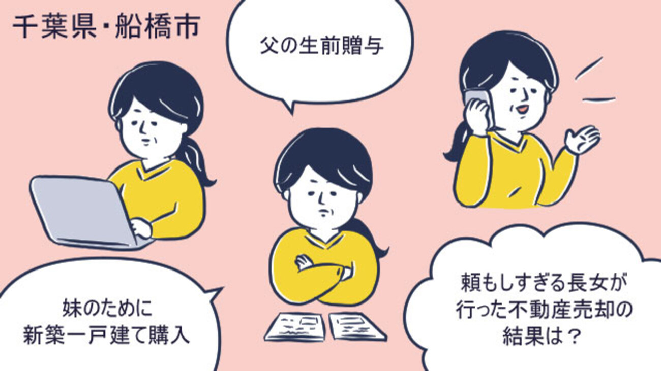 妹の仮住まいのために新築一戸建てを購入。妹の退去後に売却／千葉県船橋市Aさん（50代）