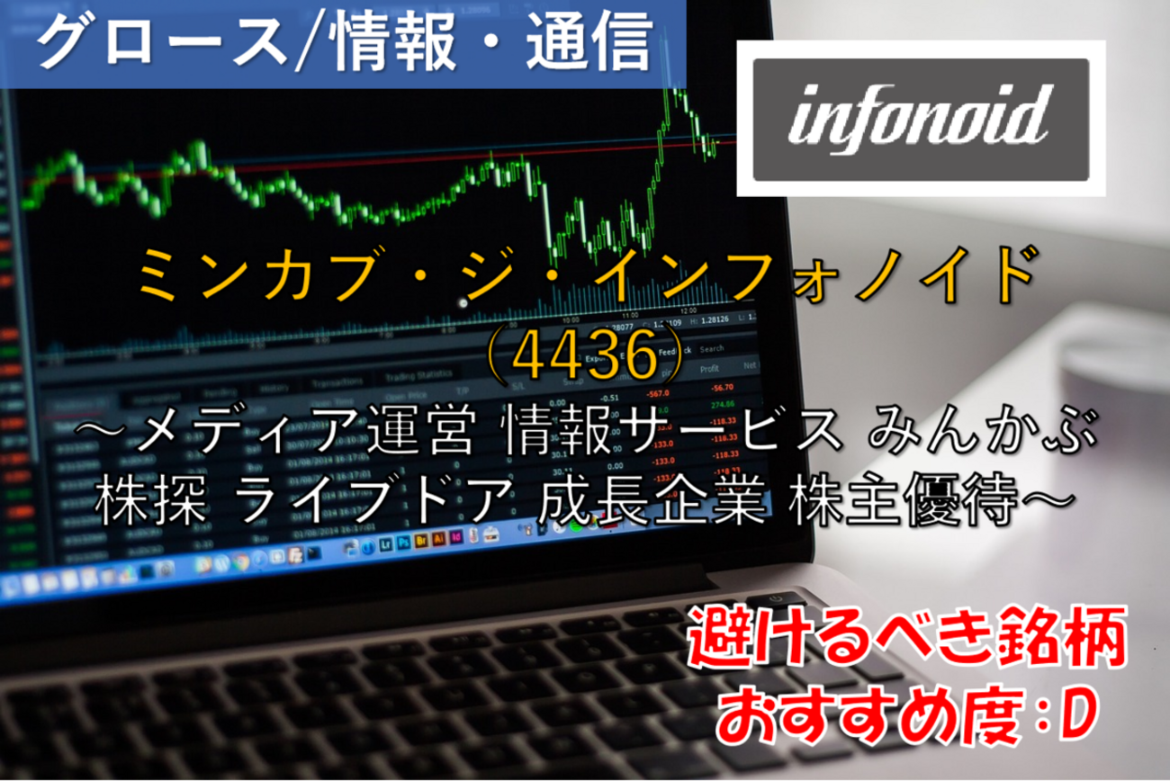株式銘柄徹底分析】ミンカブ・ジ・インフォノイド（4436）～メディア運営 情報サービス みんかぶ 株探 ライブドア 成長企業 株主優待～ -  社畜から経済的自立（FIRE）を目指す（ToMO Blog）