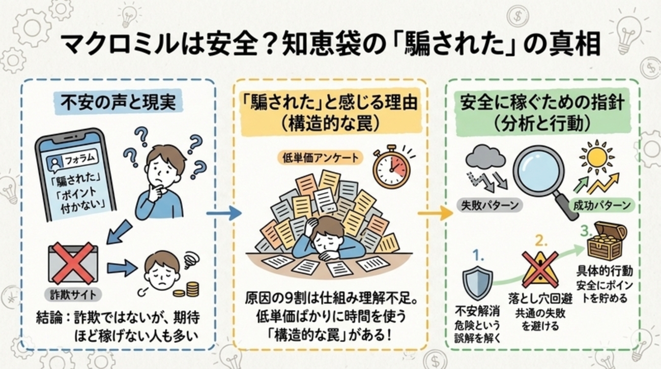 マクロミルに騙された？知恵袋で判明したリアルな評判と真相 - Beruノート