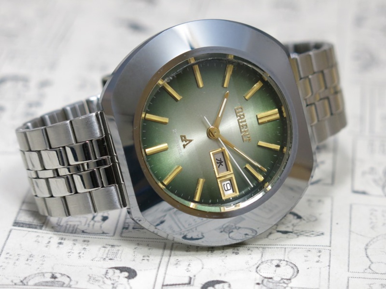 ORIENT CHRONOACE nonscratch 21j A2393 Orient used nonscratch non 